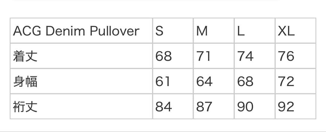 ジャケット・アウター Supreme Nike ACG Denim Pullover \"Black\"