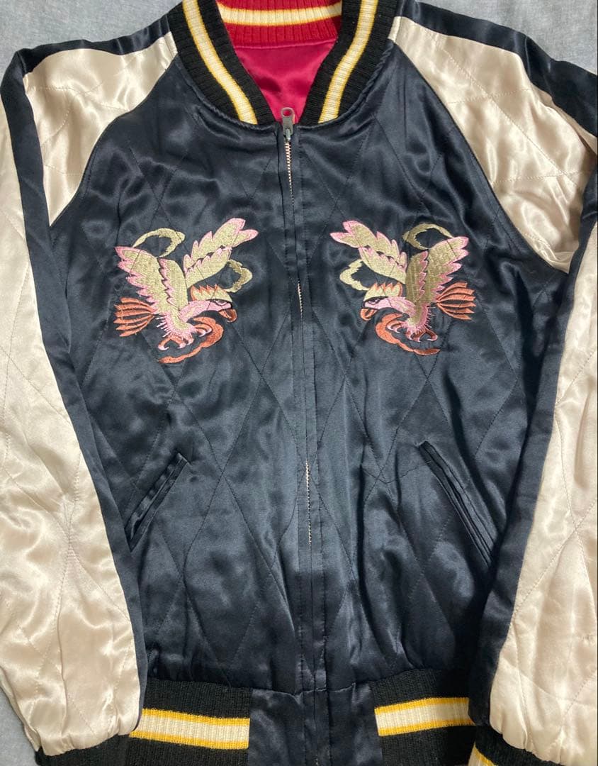 z*0様 90s paradise foundリバーシブルスカジャン silk