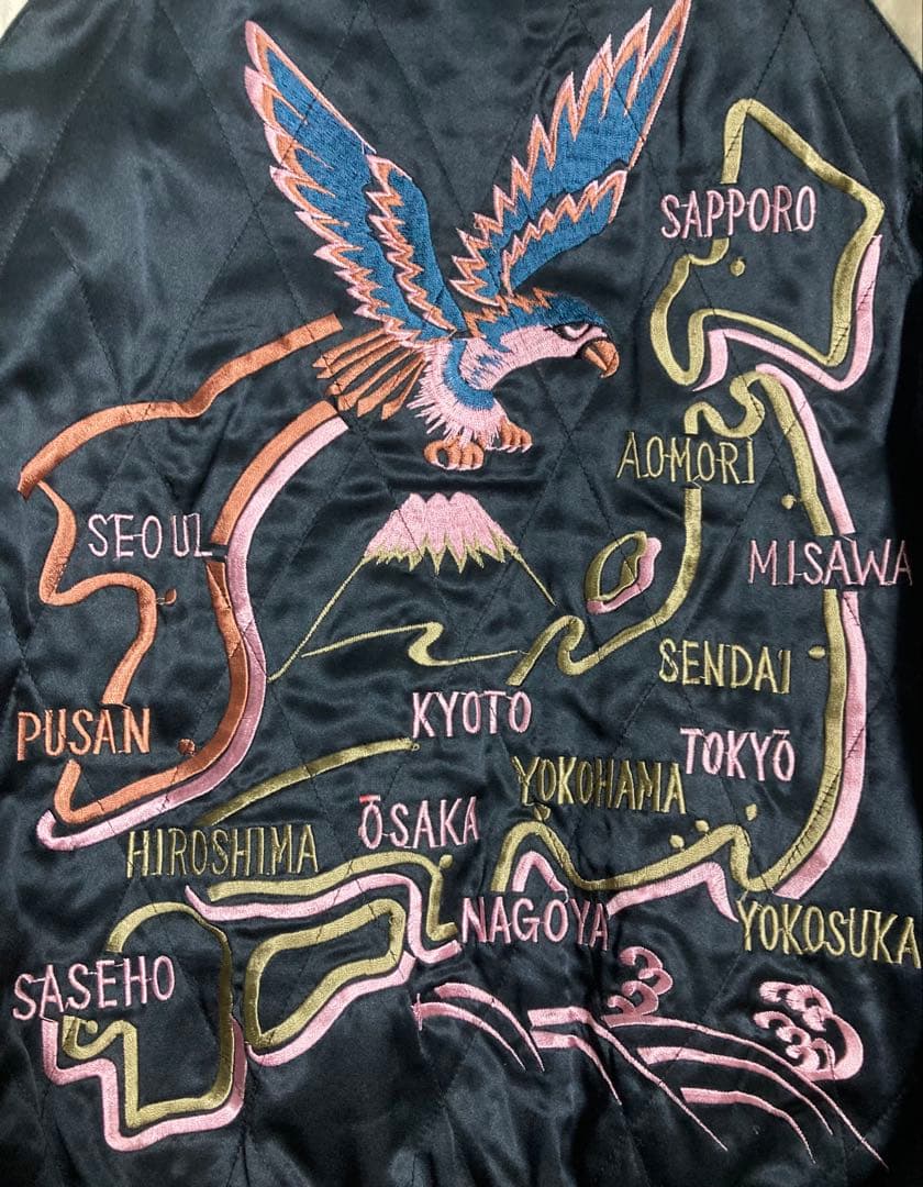 z*0様 90s paradise foundリバーシブルスカジャン silk