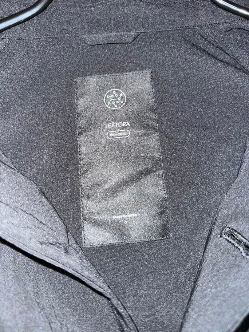 TEATORA CARTRIDGE SHIRT DR １ブラック　テアトラシャツ