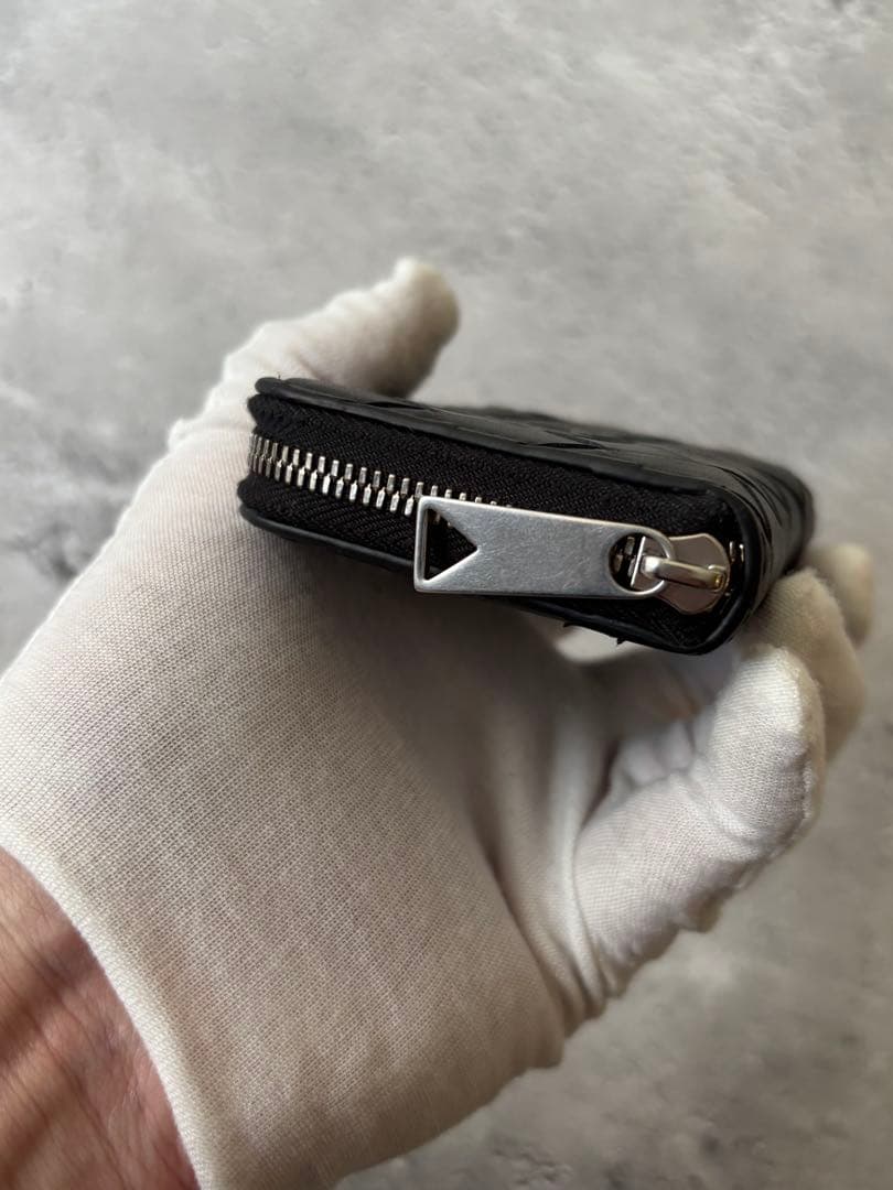 ボッテガヴェネタ　イントレチャート レザー ミニ財布 小銭入れ ケース