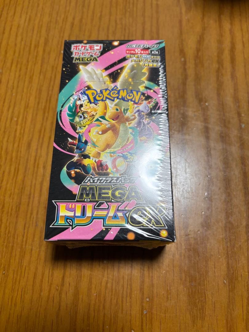 ポケモンカードゲーム MEGAドリームEX 10パック入り1BOXシュリンク付き