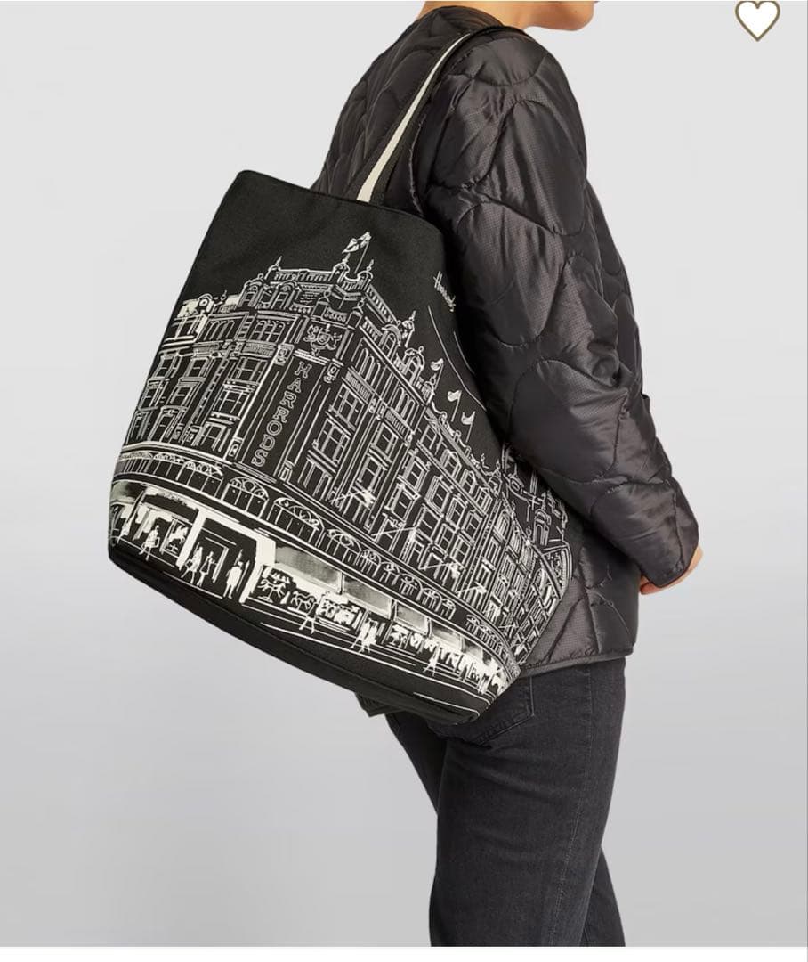 Harrods コーナービュー　トートバッグ