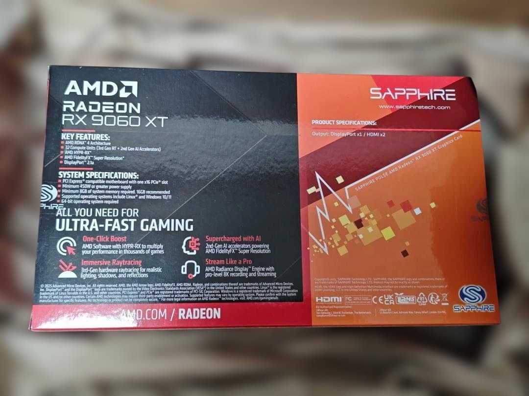 Radeon RX 9060 XT 8GB グラフィックボード