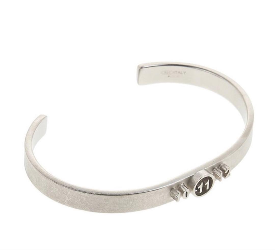 新品未使用箱タグ付きメゾンマルジェラ　シルバーブレスレット