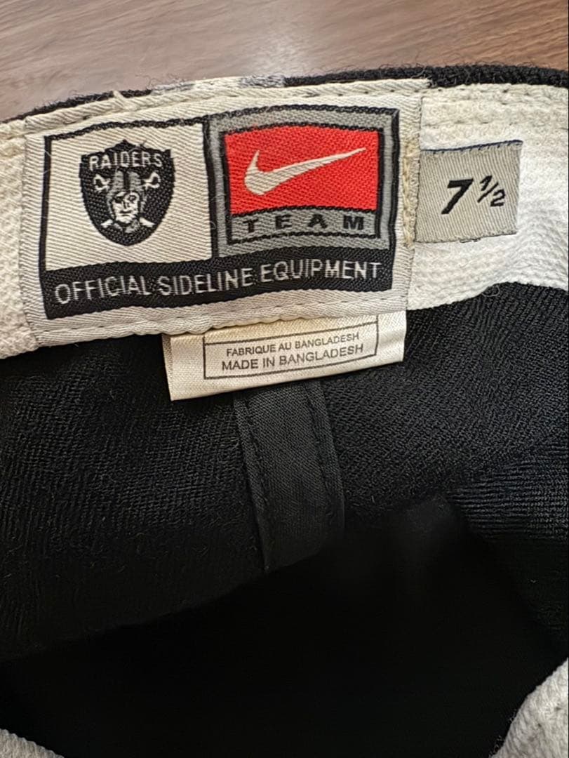 ヴィンテージ 00sレイダース キャップ NFL NIKE 降谷建志 kj着用