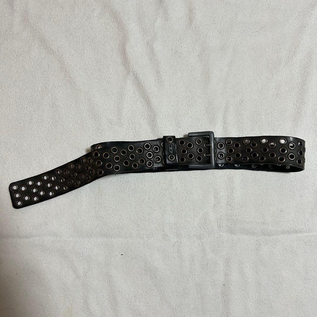 小物 00s diesel leather design belt archive
