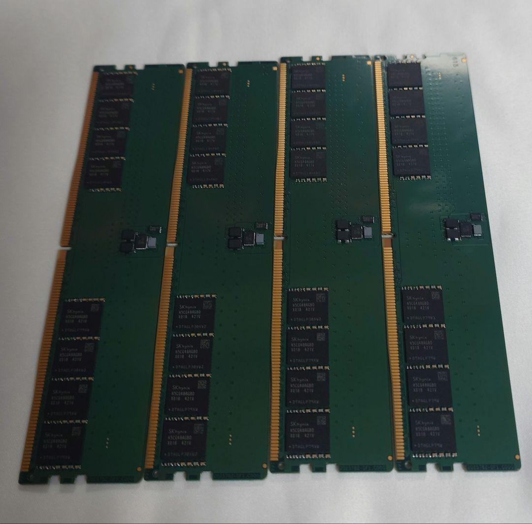 DDR5メモリ 5600MHz 32GB×4枚セット　128GB