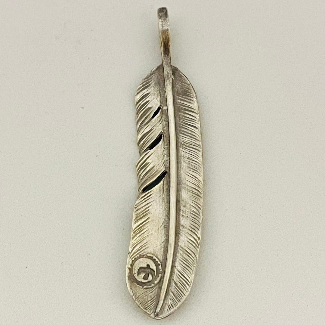 ゴローズ 金イーグルメタル付き特大フェザー