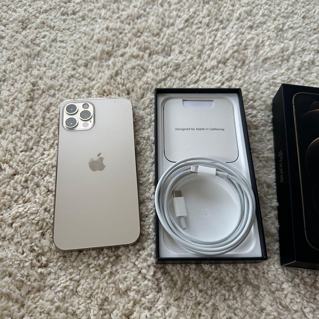 【美品】Apple iPhone 12 Pro 256GB ゴールド 本体