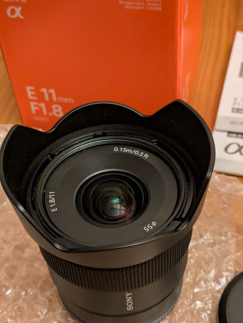 ★美品★SONY 広角単焦点レンズ E 11mm F1.8 レンズ