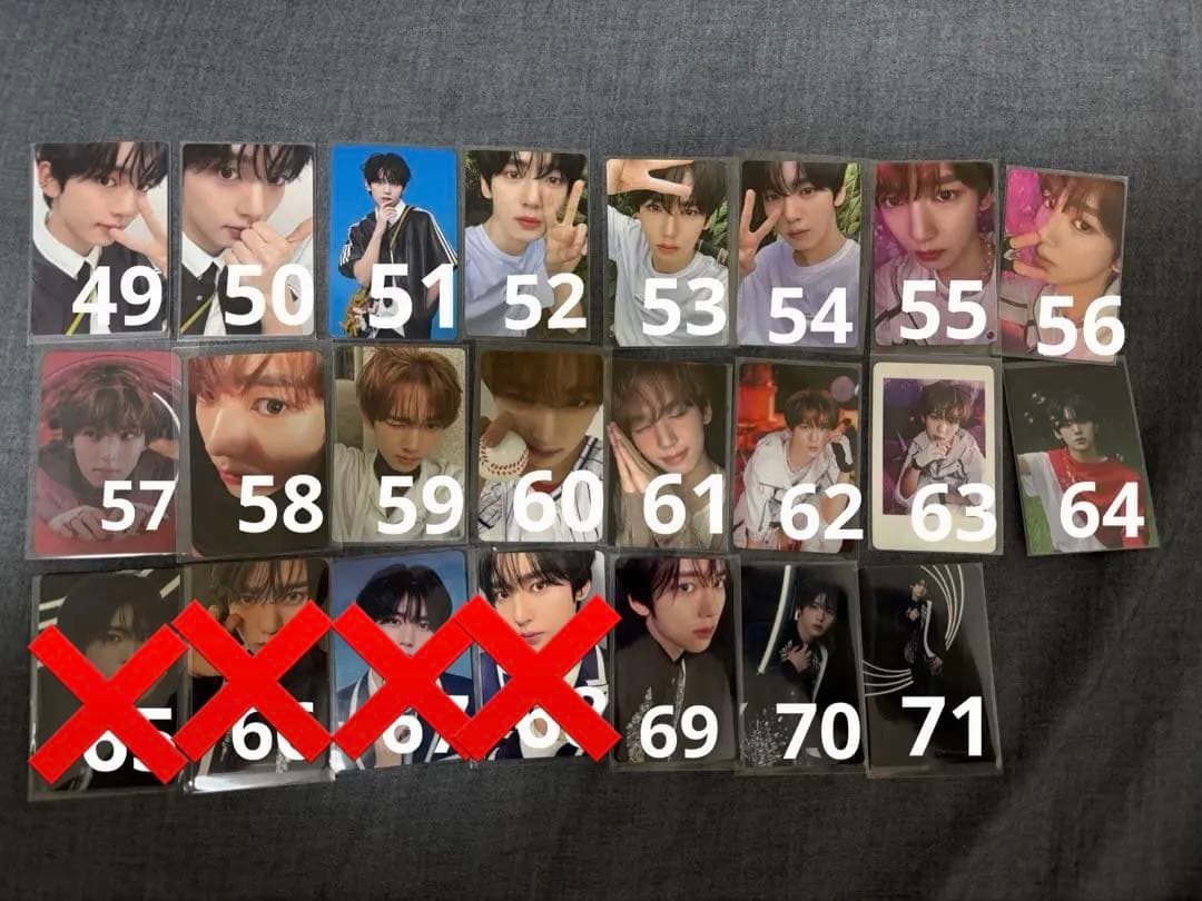 ZEROBASEONE￼ ZB1 ゼベワン ハンユジン トレカまとめ売り