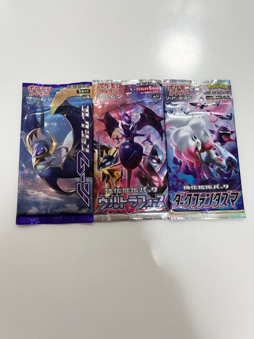 コレクションムーンウルトラフォースダークファンタズマポケモンカード未開封パック
