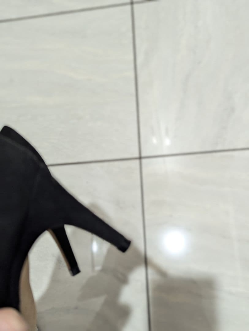 Sergio Rossi ブラックスエードパンプス 34 2/サイズ