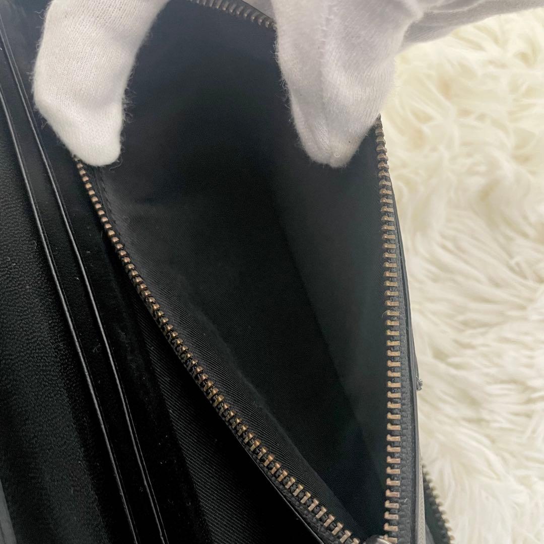 【美品】COACH ダブルジップ トラベル オーガナイザー シグネチャー 長財布