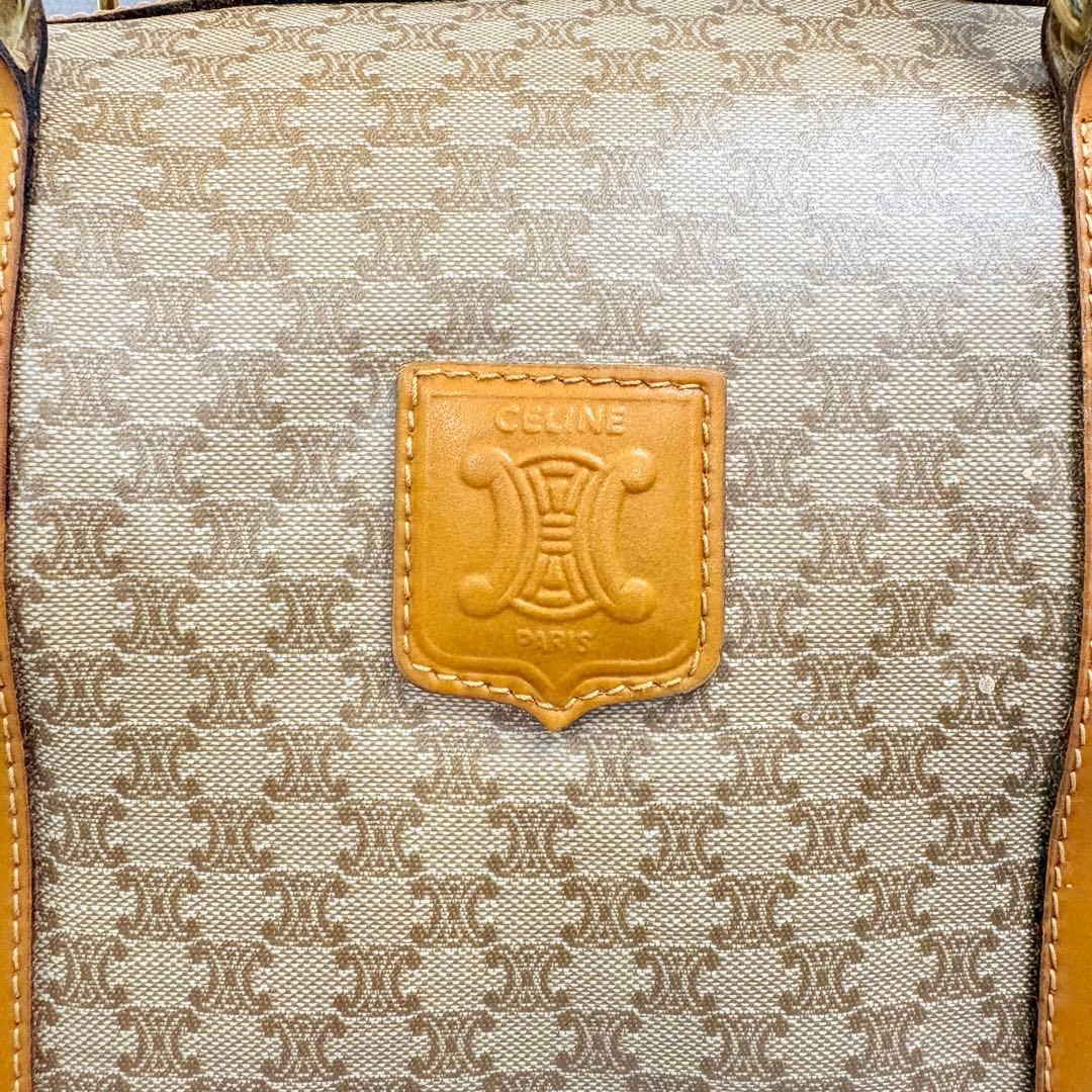 CELINE セリーヌ マカダム トリオンフ ハンドバッグ ミニボストン PVC