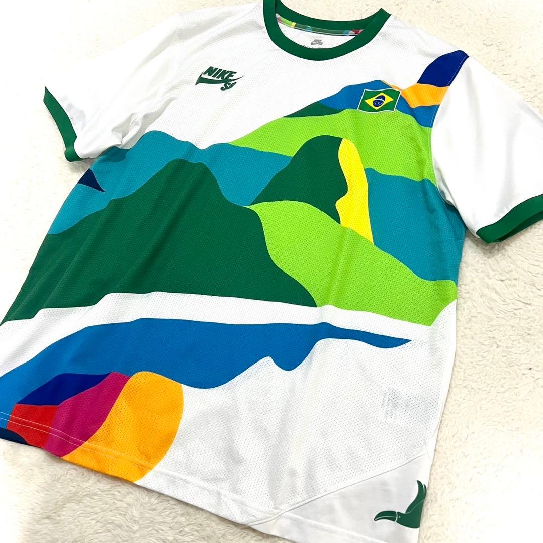 美品 NIKE SB 東京オリンピック スケボー ブラジル代表ユニフォーム XL