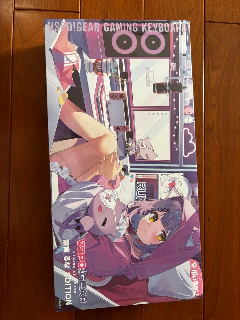 VSPRO GEAR ゲーミングキーボード　ぶいすぽ　紫宮るな