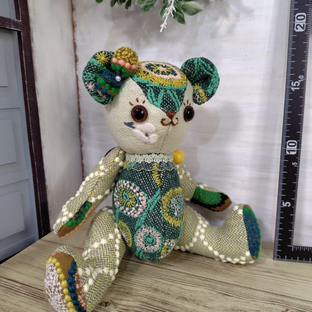 ミナペルホネン＊ハンドメイド＊ぬいぐるみ＊テディベア＊79