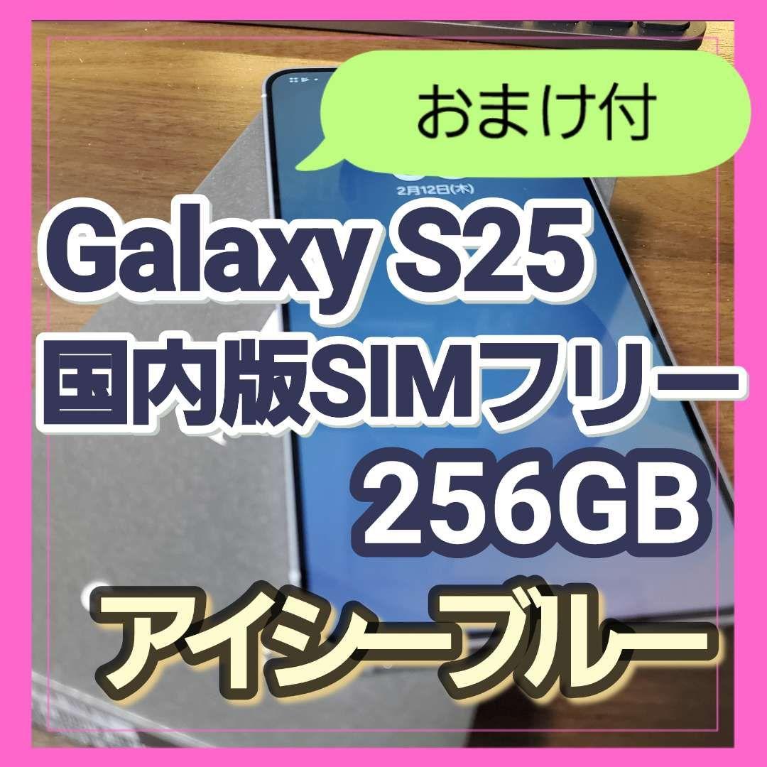 【ほぼ未使用】Galaxy S25 12GB/256GB アイシーブルー