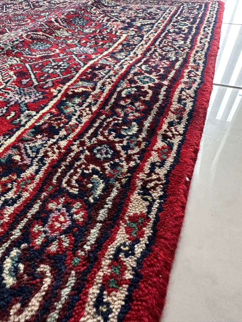 212×72 ヴィンテージラグ　手織　トライバルラグ