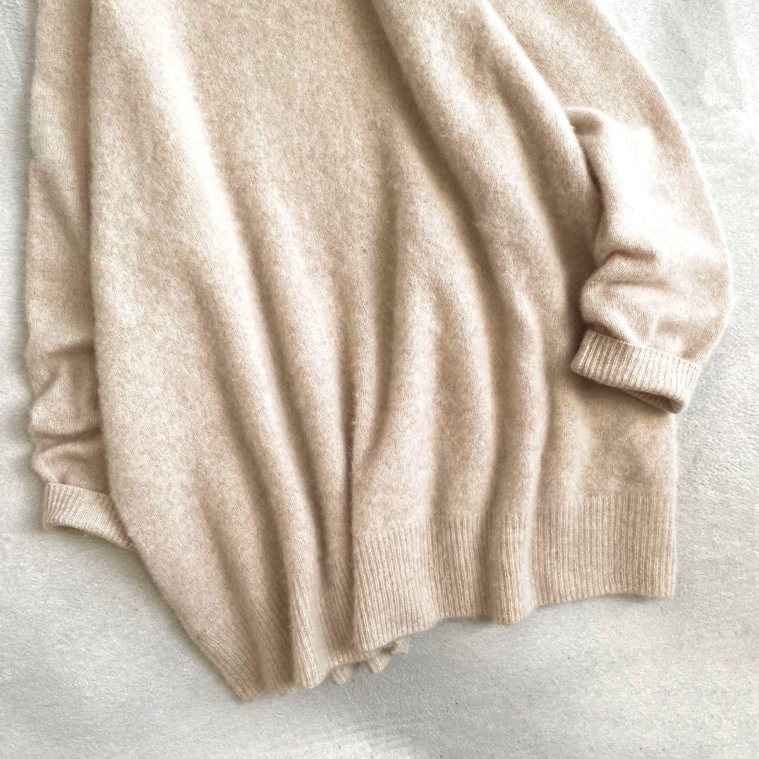 【美品✨】Plage ふわふわ　カシミヤ100% ラグランハイネックプルオーバー