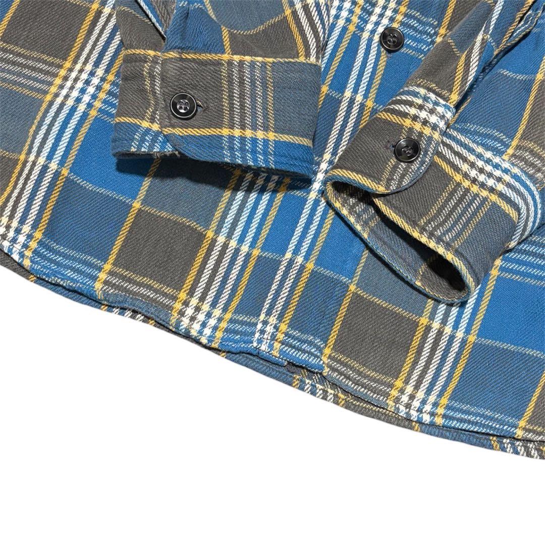 希少 60s POLAR ELY&WALKER フランネルシャツ XL 好配色