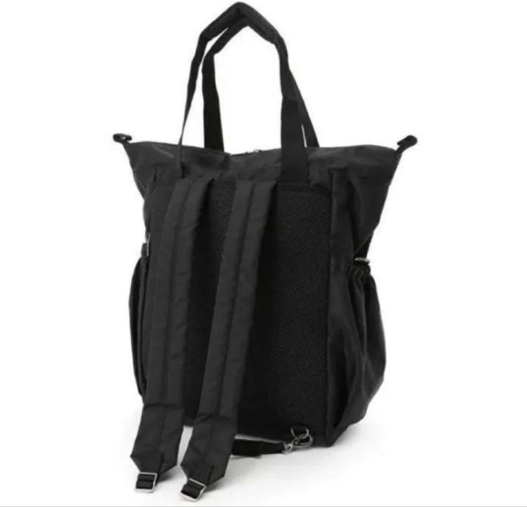 agnès b. ブラック トートバッグ マザーズバッグ