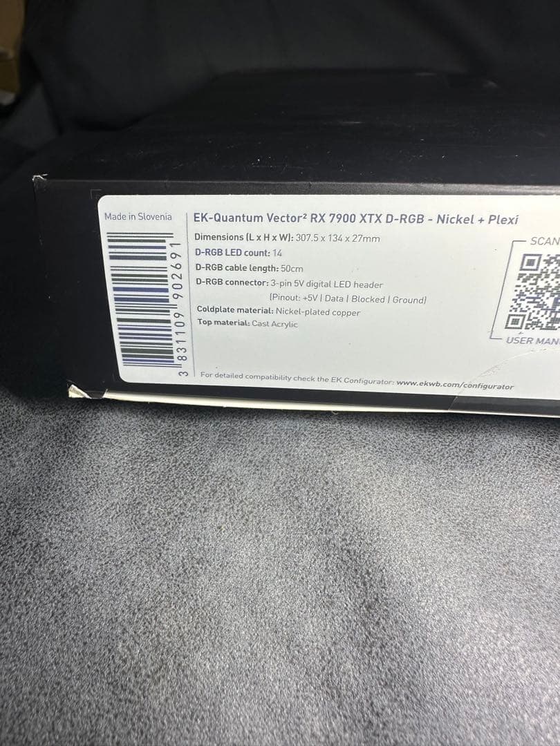 PC用ファン・クーラー EK-Quantum Vector RX 7900 XTX D-RGB