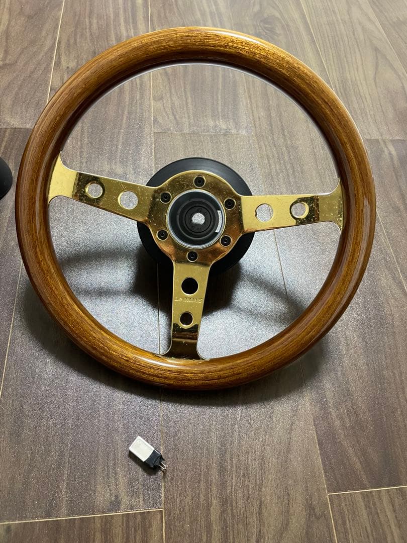 エブリィ　DA64 ステアリング&ボス　キャリー LE MANS ウッド33パイ