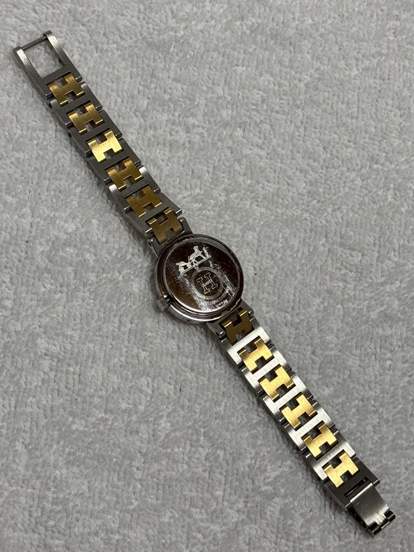 【美品】エルメス クリッパー クォーツ デイト【稼働品】レディース 付属品有り