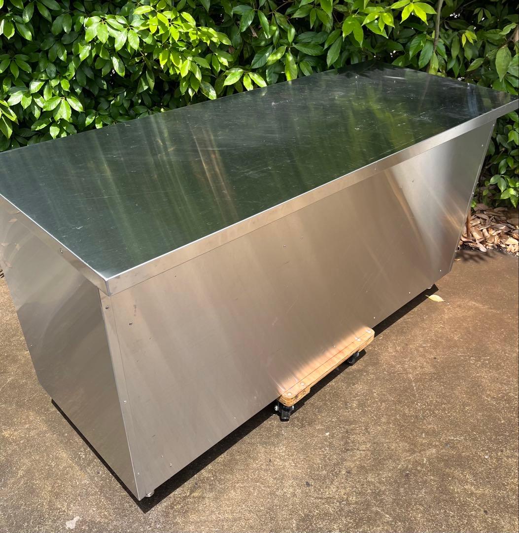 ステンレス作業台　調理台　キャビネット　引き出し付き　1500×600×780