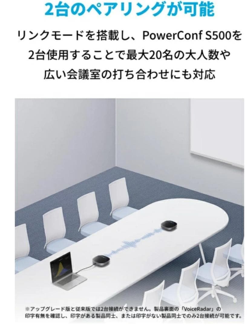 Anker PowerConf S500 マイクスピーカー：アップグレード版