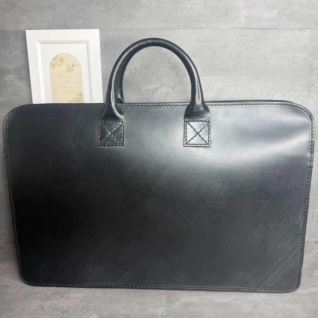 【極美品】GLEN ライトウェイト ブリーフケース ブライドルレザー