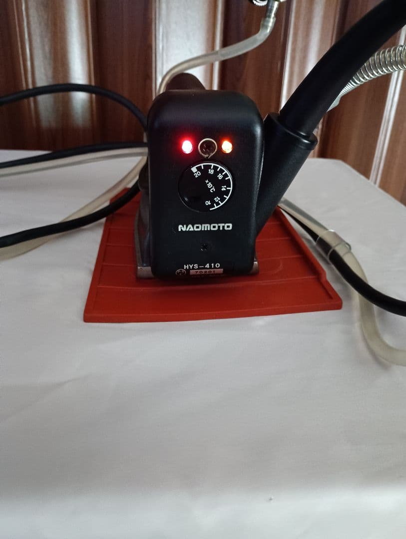 商品状態良好　ナオモト 滴下式ハイスチームアイロンHYS-410とタンクセット