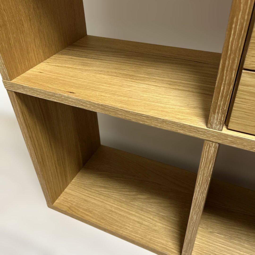 無印良品 スタッキングシェルフ オーク材 引き出しセット