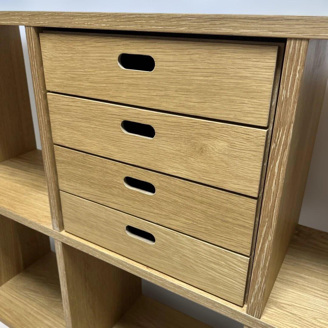 無印良品 スタッキングシェルフ オーク材 引き出しセット