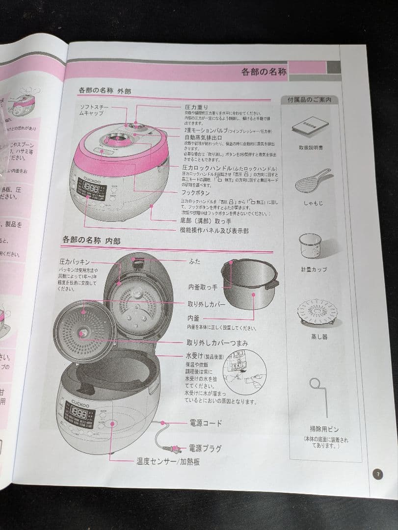 酵素玄米発芽炊飯器　CUCKOO CRP-HTR065F