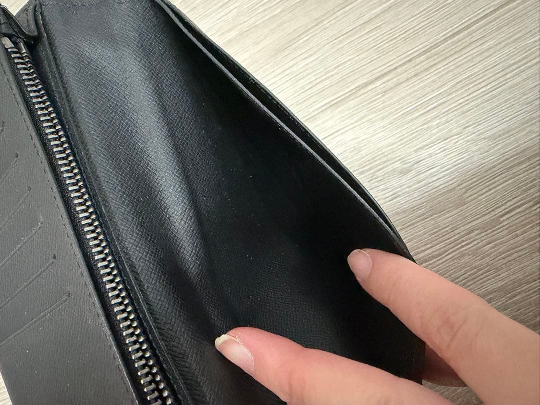 Louis Vuitton ブラック 長財布 ルイヴィトン ブラザ エクリプス