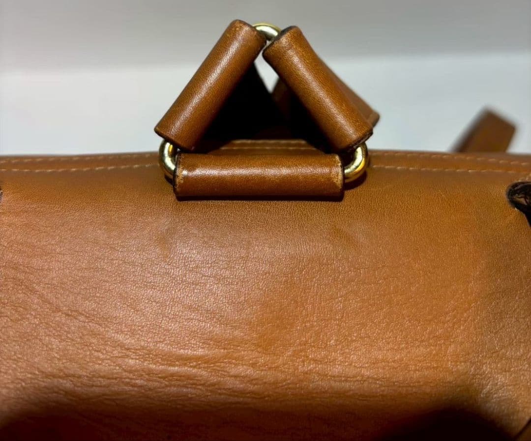 GUCCI レザー バンブー リュック ブラウン系 グッチ