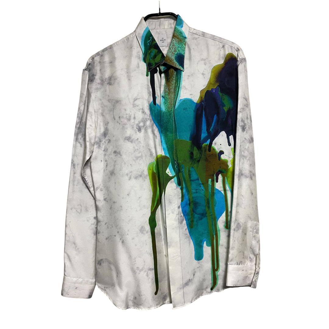 極美品Berluti 20SS ペイントYシャツ