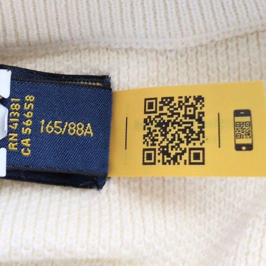 CEEKAY　ポロラルフローレン ハーフジップ ホワイト XS メンズ