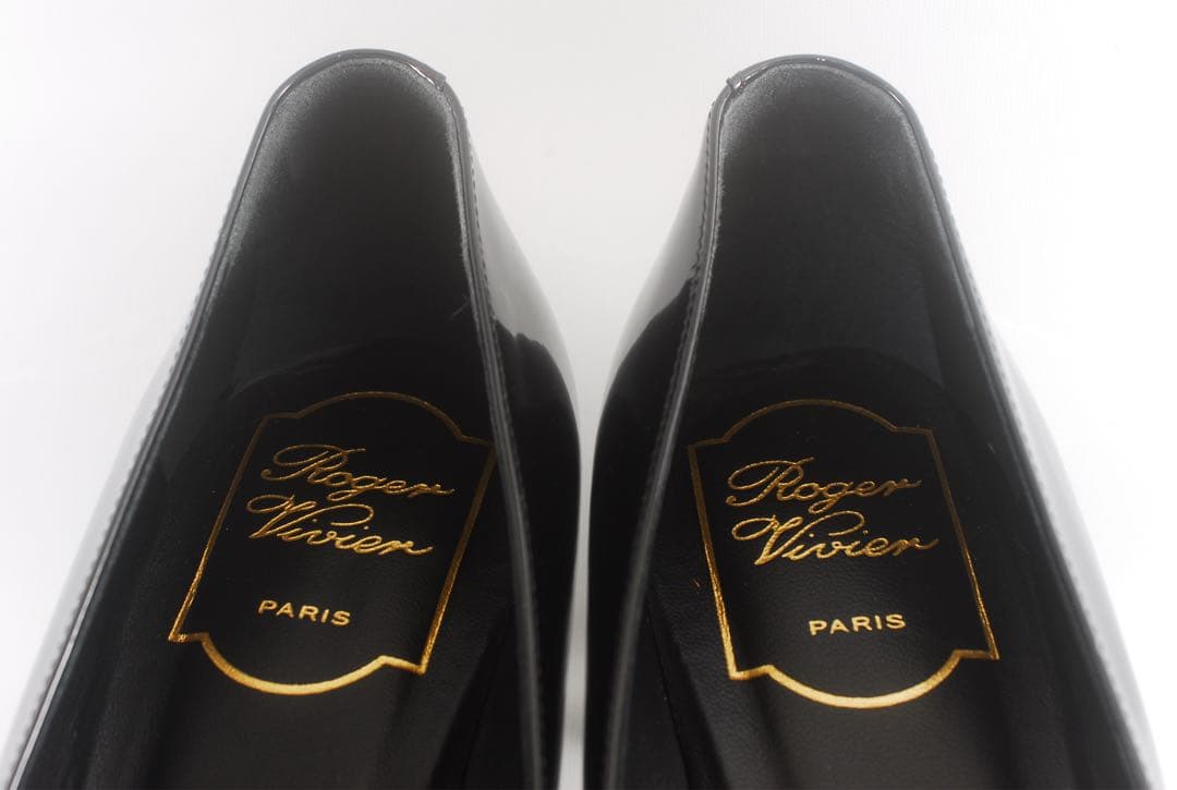 美品37＊RogerVivier＊ロジェヴィヴィエ＊パンプス＊エナメル パテント