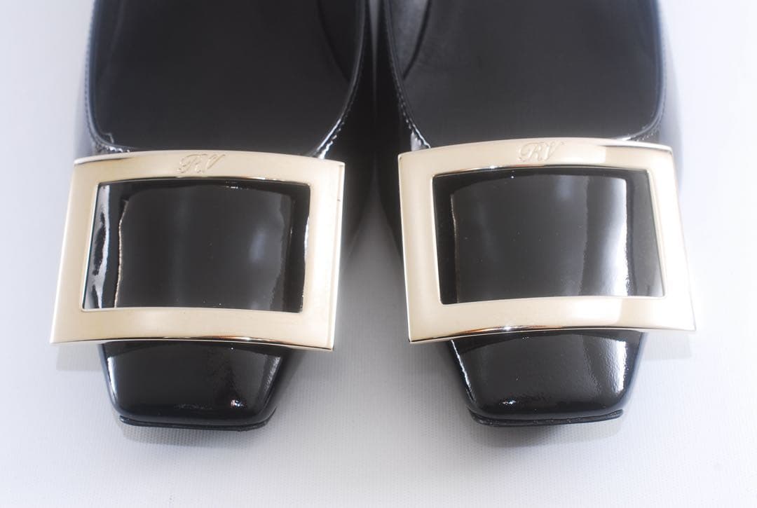 美品37＊RogerVivier＊ロジェヴィヴィエ＊パンプス＊エナメル パテント
