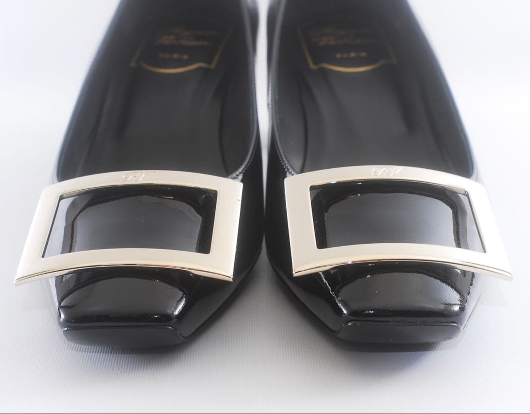 美品37＊RogerVivier＊ロジェヴィヴィエ＊パンプス＊エナメル パテント