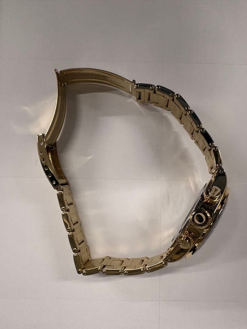 希少限定品 /アウトライン/2レジスタークロノ/レモン/ゴールドブレスレット