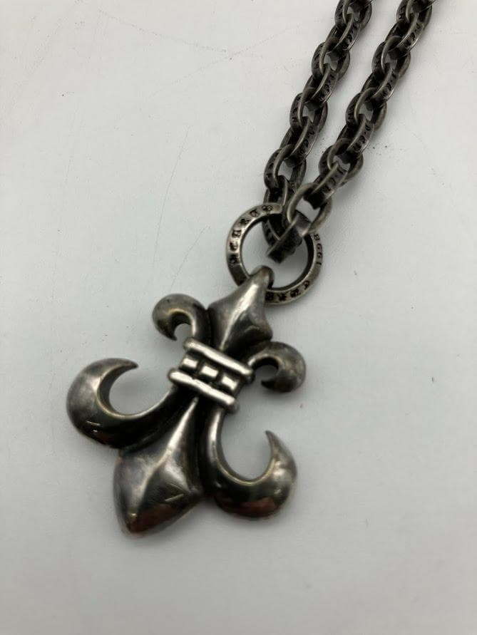 クロムハーツ　ネックレス　シルバー　925　BSフレア　ペンダント　正規品