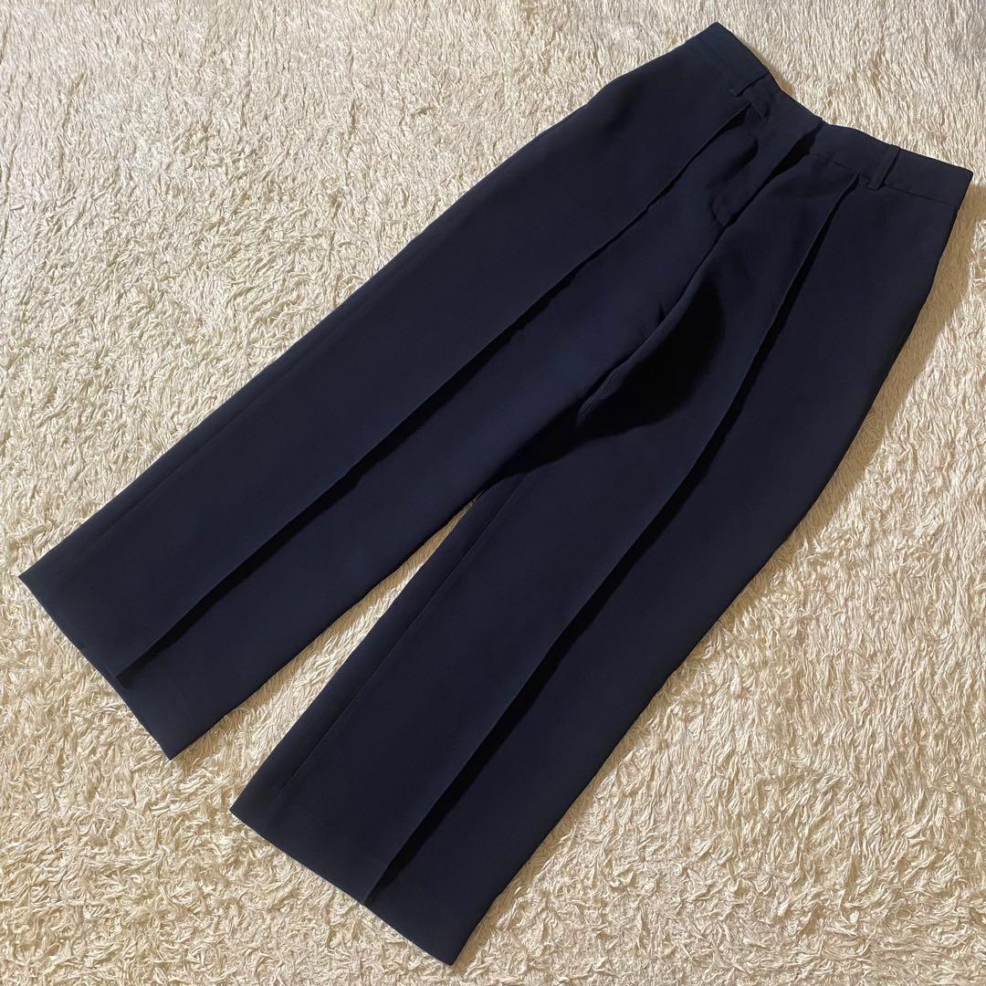 【美品】デミルクス ビームス ノーカラー セットアップ パンツ ビジネススーツ