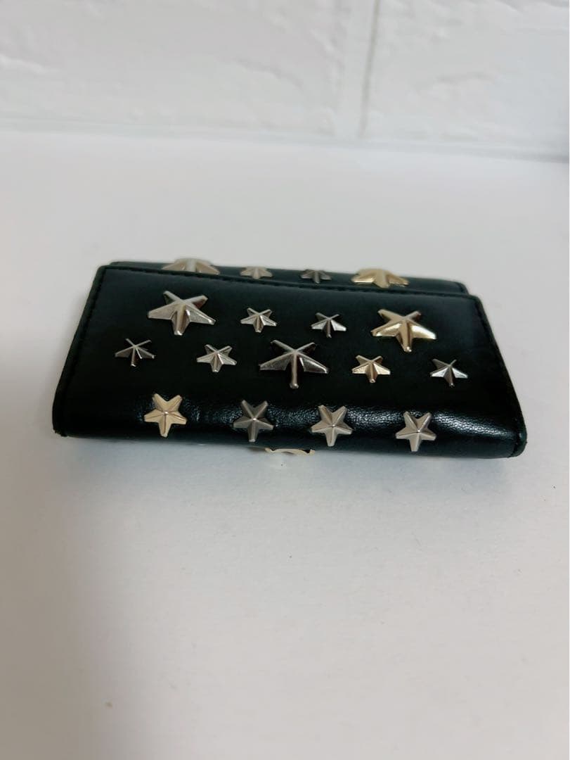 ジミーチュウ　JIMMY CHOO キーケース　6連 黒　スター　スタッズ