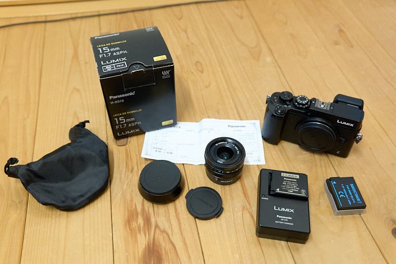 LUMIX GX8 + Leica 15mm F1.7 セット/予備バッテリー付